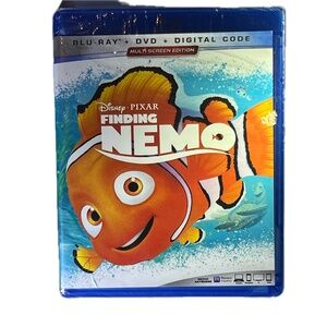 Finding Nemo Blu-Ray DVD Digital Code Multi-Screen New Sealed Disney Pixar Movie
